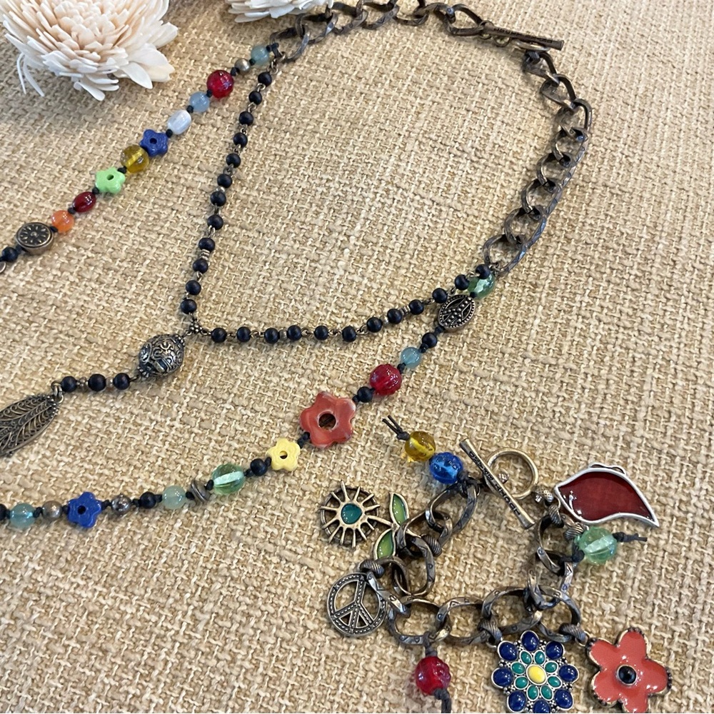 Lucky Brand Necklace/Bracelet Set, EUC